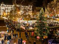 Megnyílt a Budapesti Karácsonyi Vásár a Vörösmarty téren