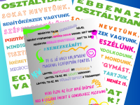 Motivációs plakátok jókedvhez és osztálydekorációnak